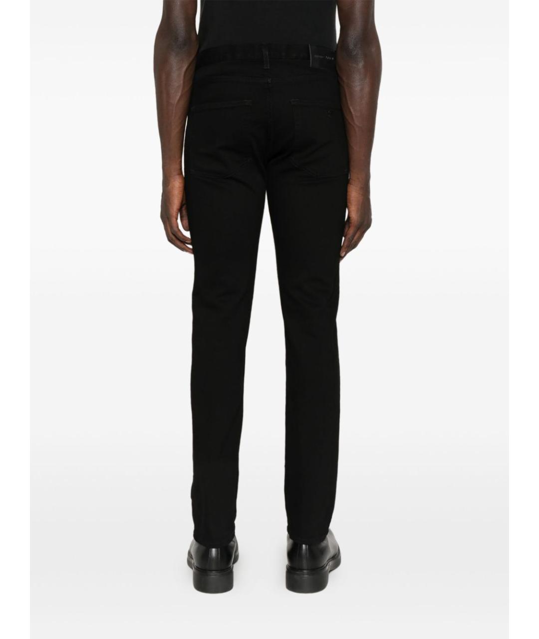 EMPORIO ARMANI Черные прямые джинсы, фото 5