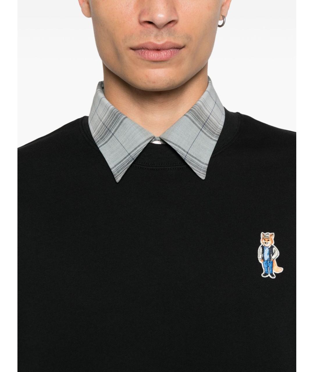 MAISON KITSUNE Черный джемпер / свитер, фото 3