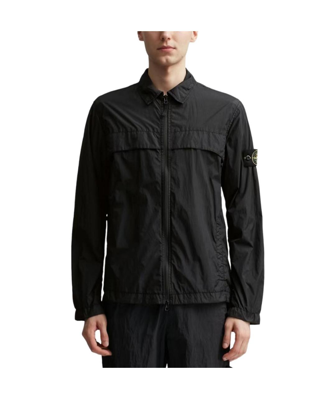 STONE ISLAND Черная куртка, фото 4