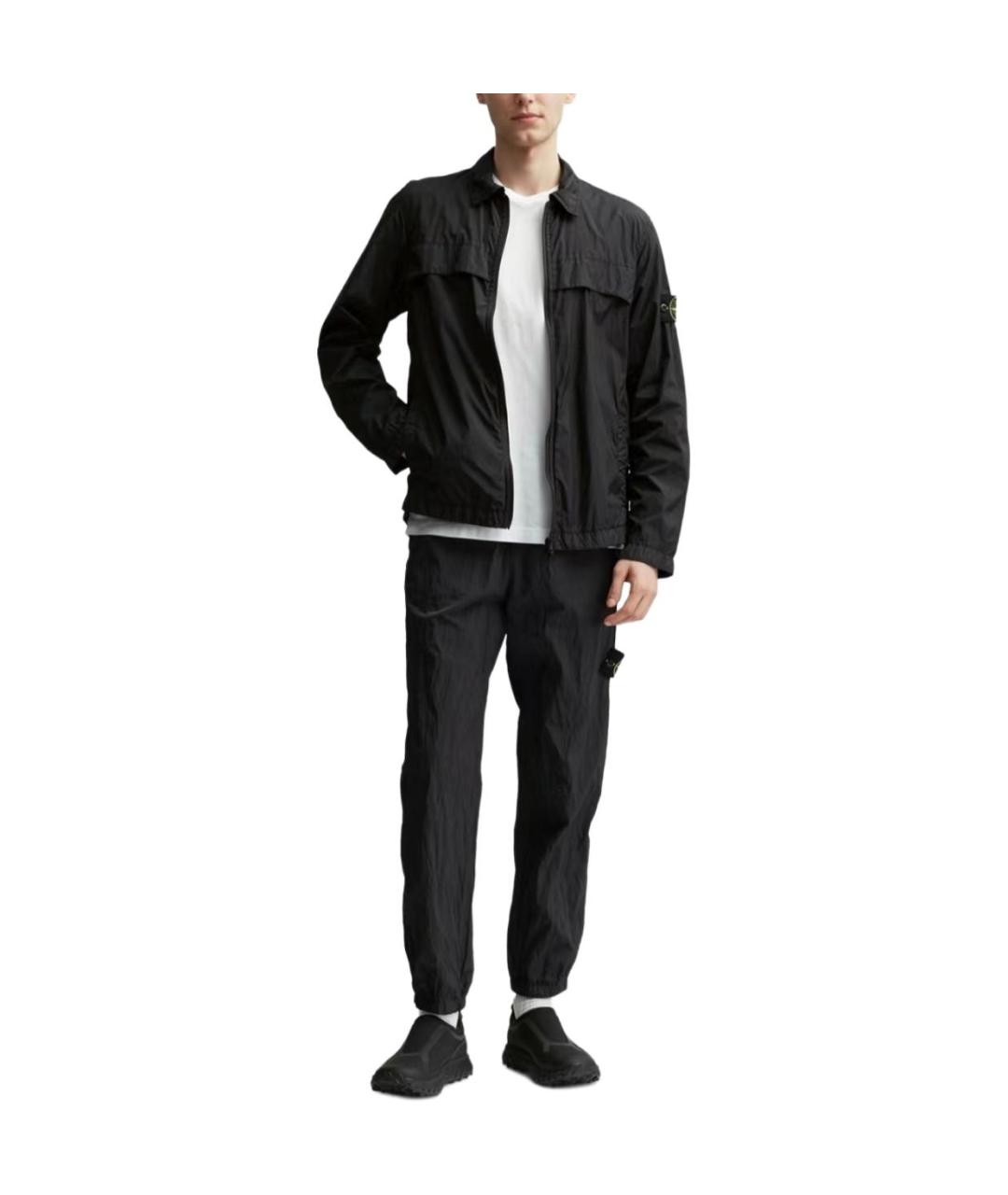 STONE ISLAND Черная куртка, фото 6