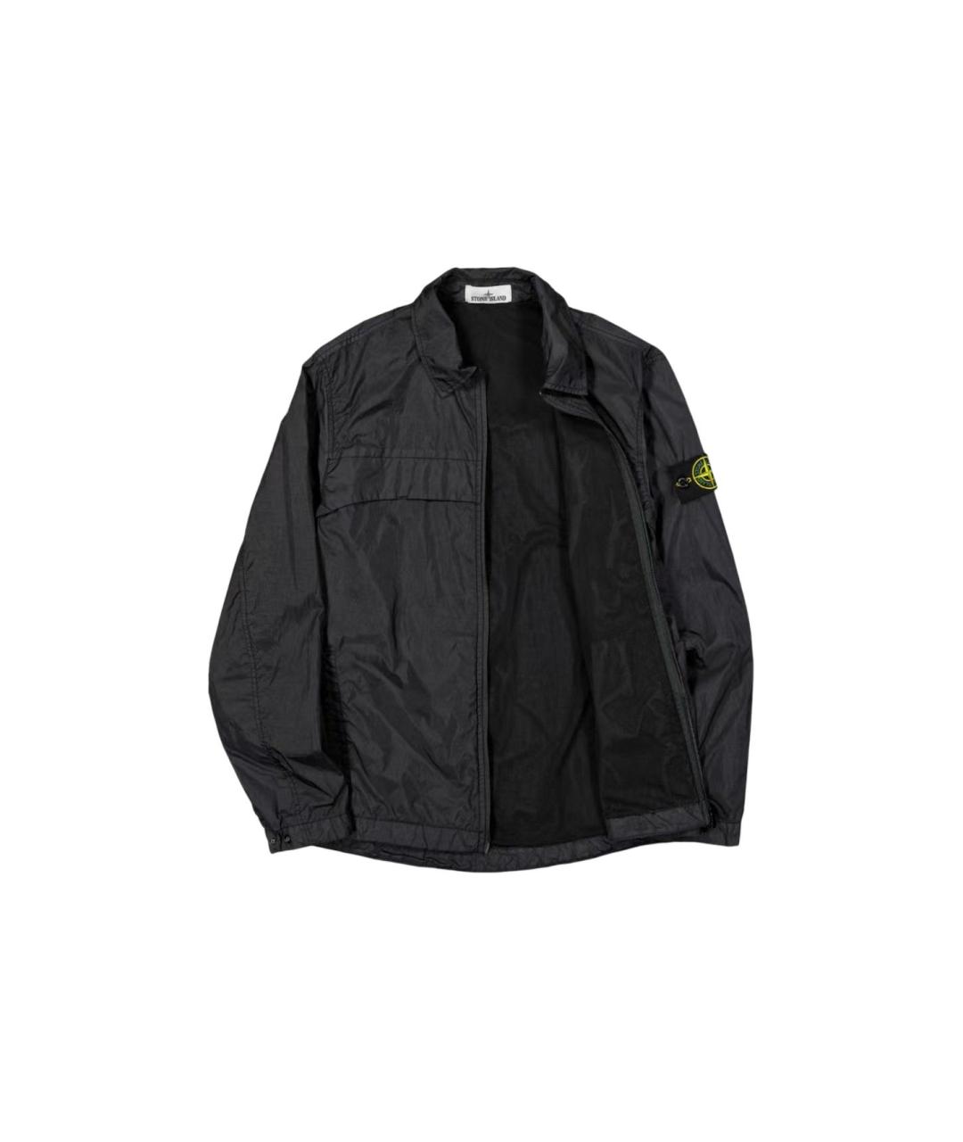 STONE ISLAND Черная куртка, фото 3