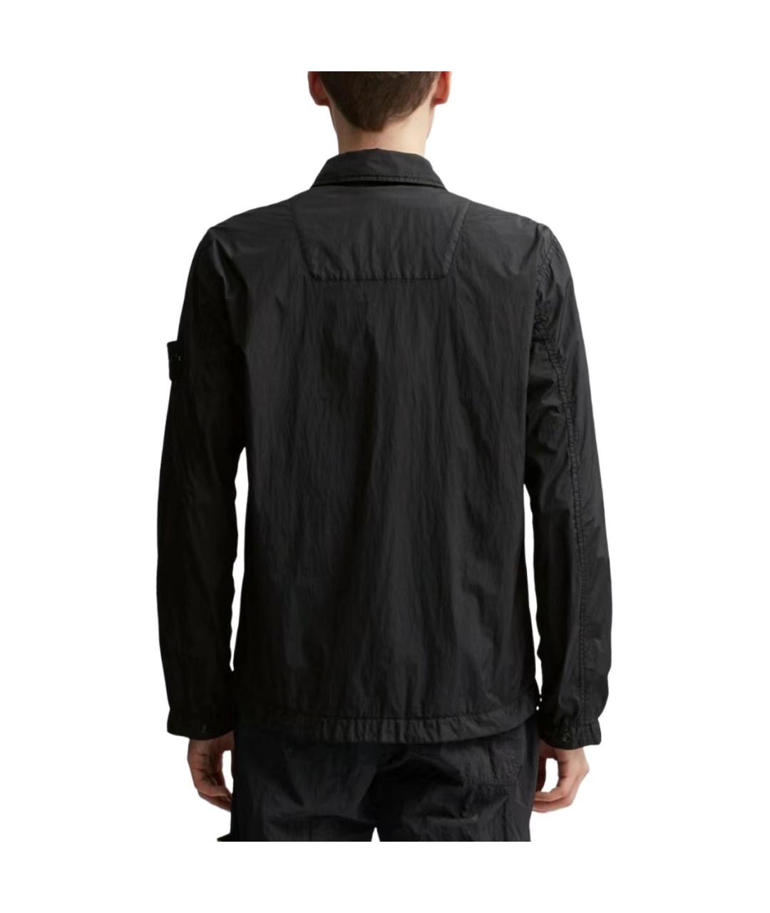 STONE ISLAND Черная куртка, фото 5