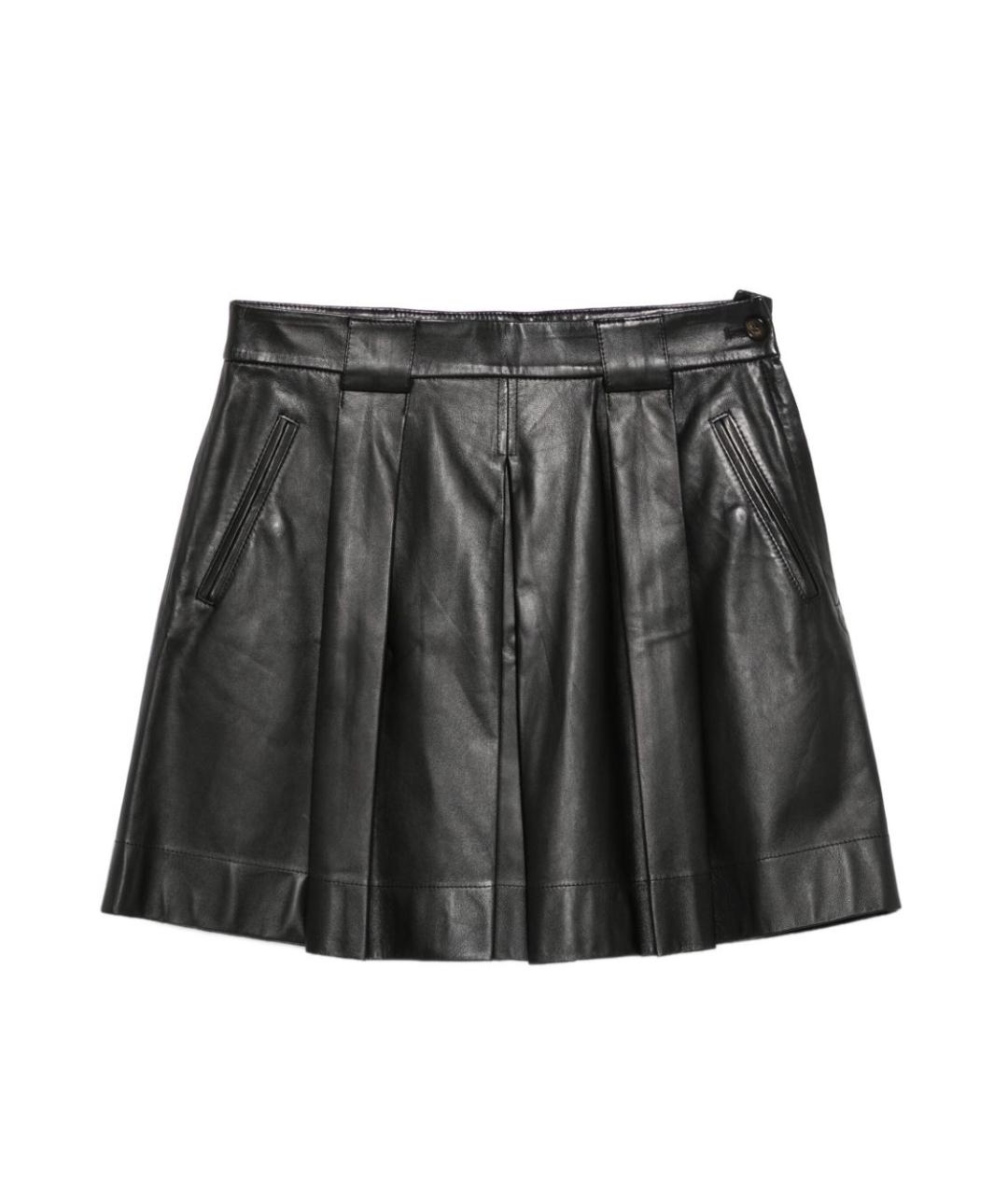 EMPORIO ARMANI Черная юбка мини, фото 1