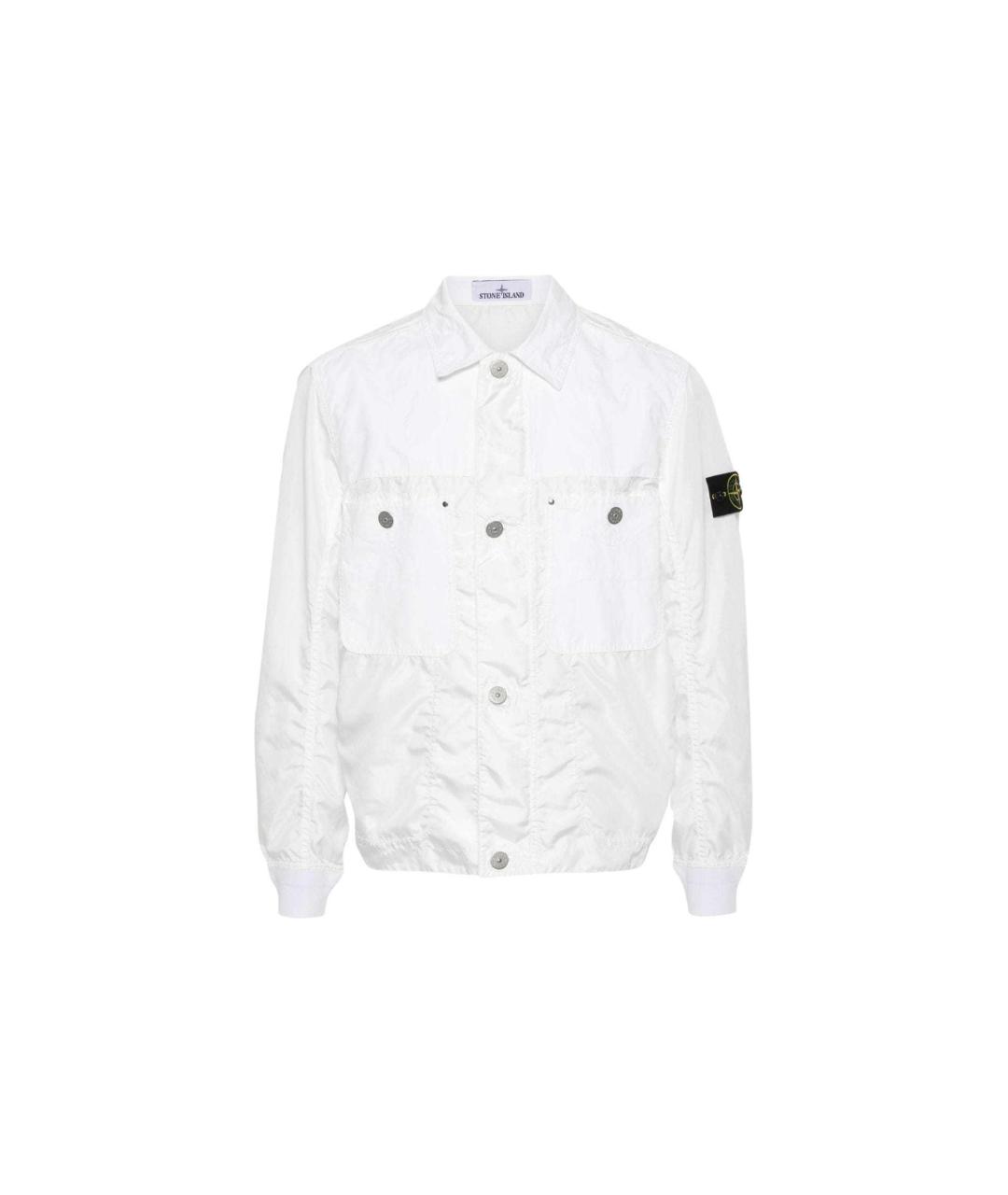 STONE ISLAND Белая куртка, фото 1