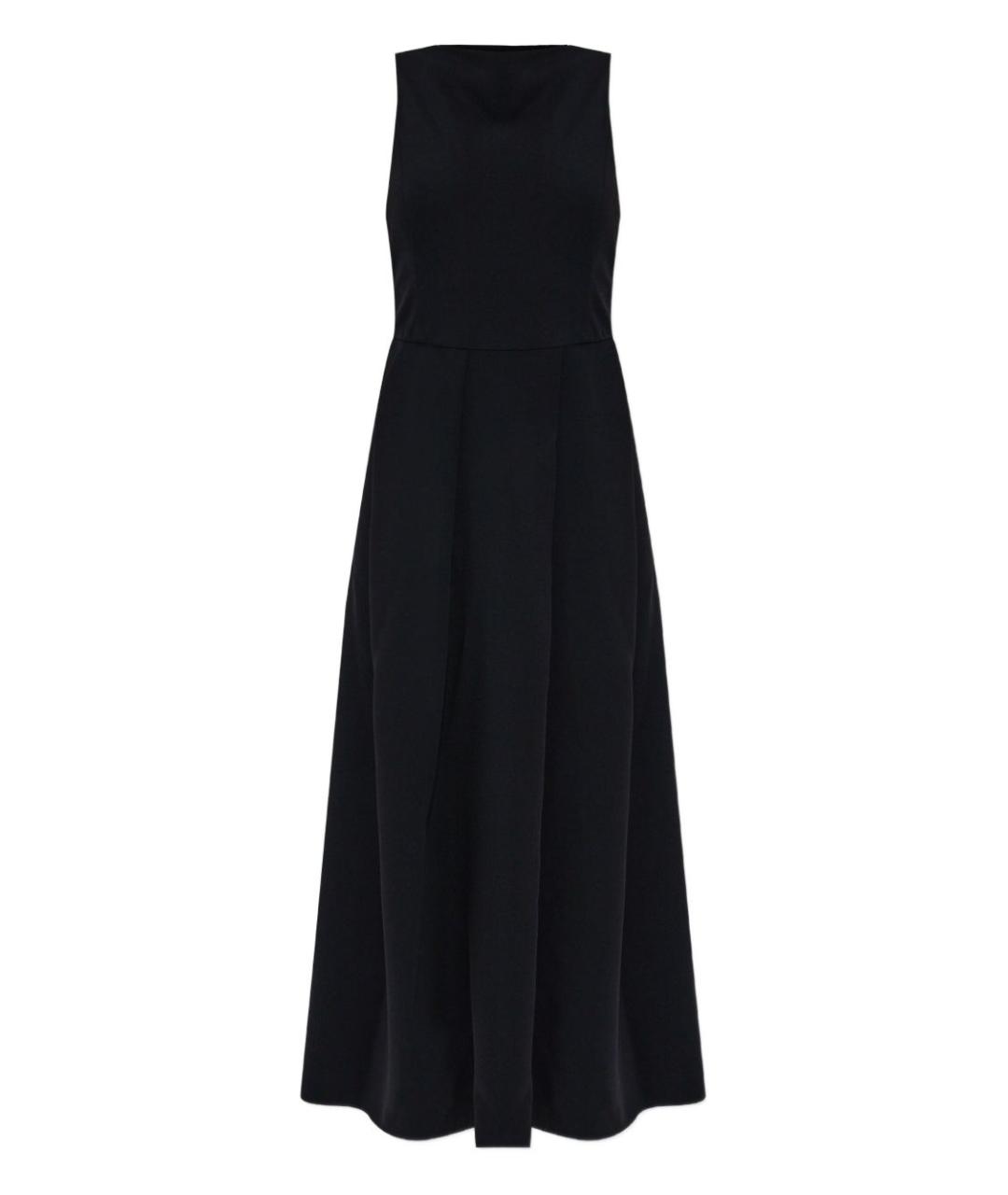 EMPORIO ARMANI Черное полиэстеровое платье, фото 1