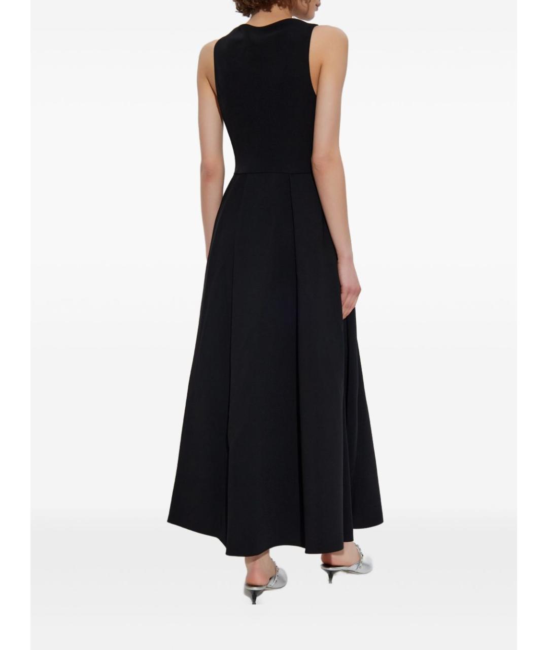 EMPORIO ARMANI Черное полиэстеровое платье, фото 2