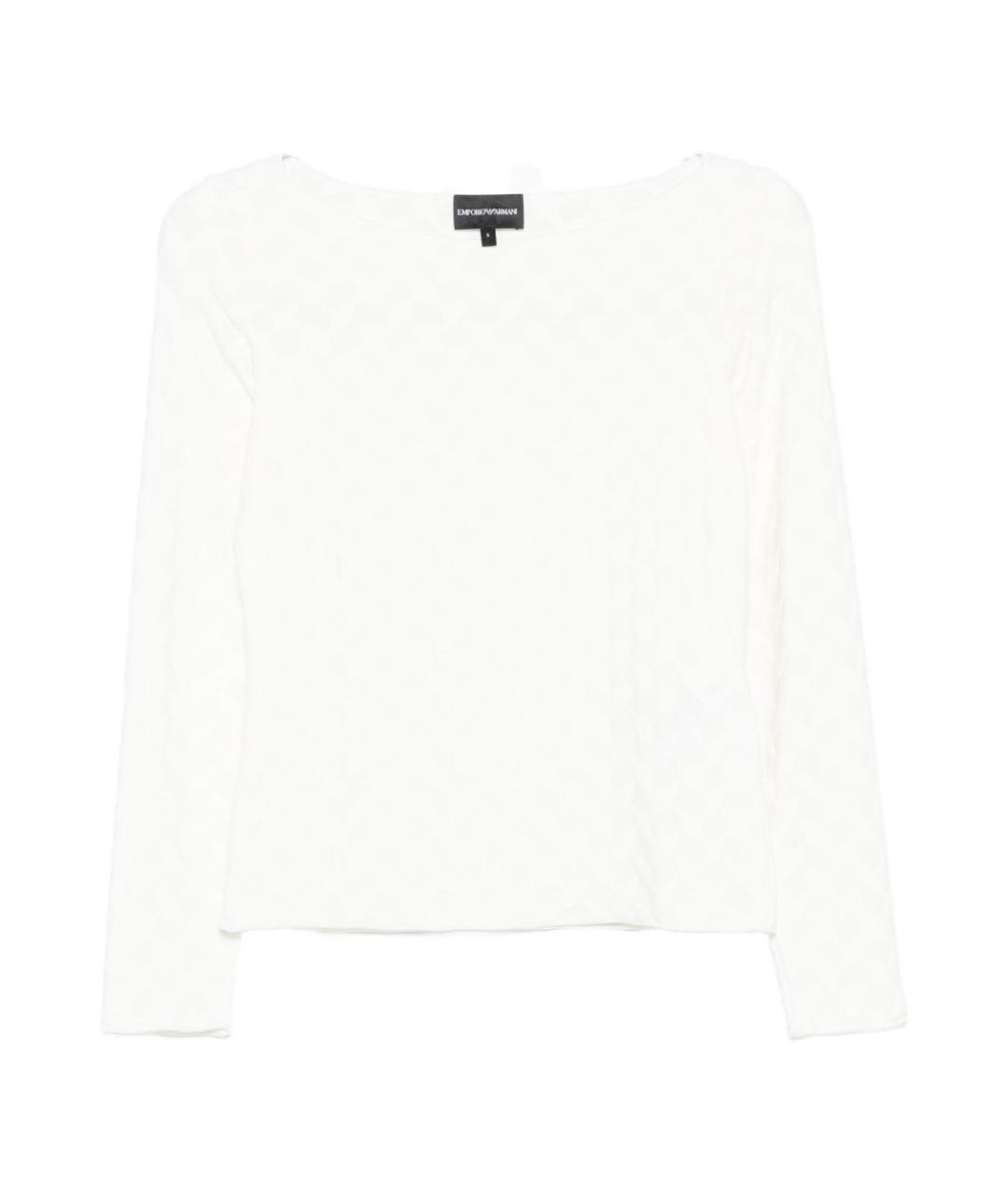 EMPORIO ARMANI Белый джемпер / свитер, фото 1