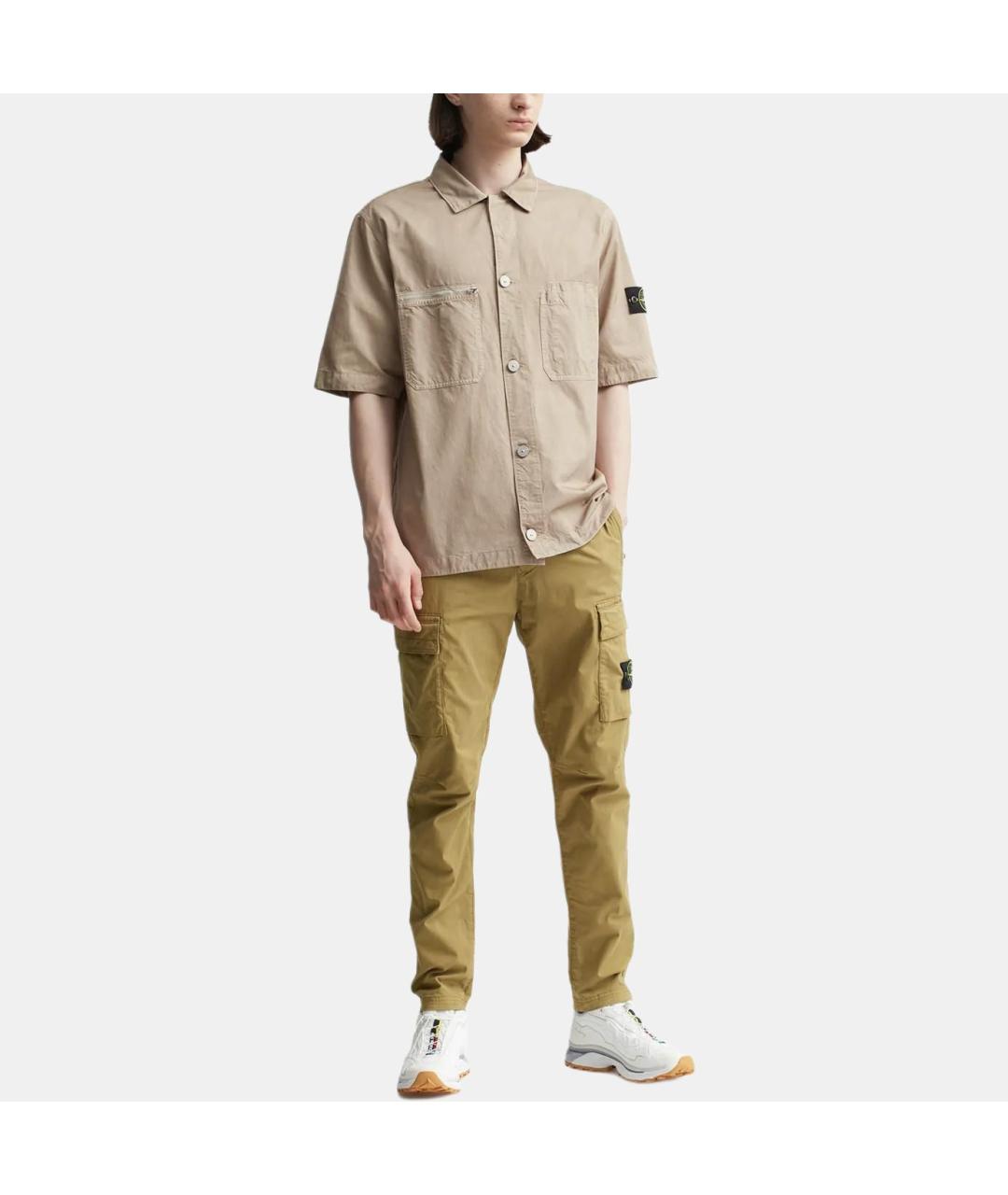 STONE ISLAND Серая кэжуал рубашка, фото 3