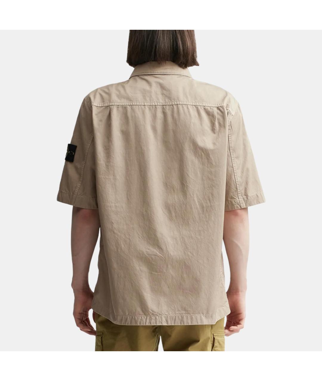 STONE ISLAND Серая кэжуал рубашка, фото 4