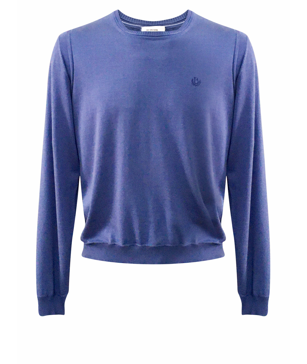 BILANCIONI Синий шелковый джемпер / свитер, фото 1