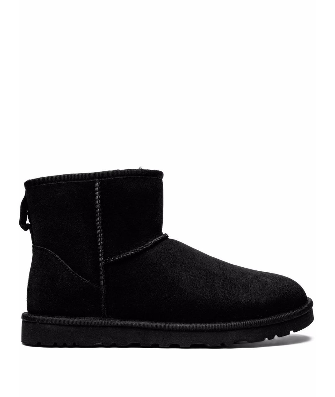 UGG AUSTRALIA Черные замшевые высокие ботинки, фото 1
