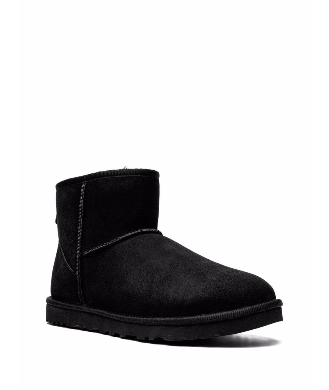 UGG AUSTRALIA Черные замшевые высокие ботинки, фото 3