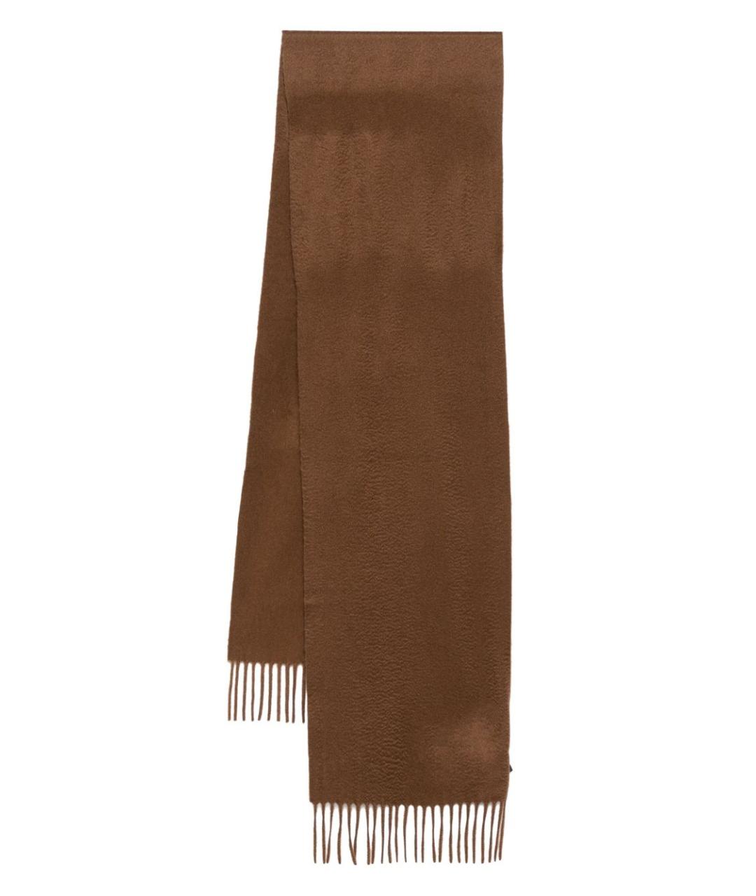 MAX MARA Коричневый шарф, фото 1