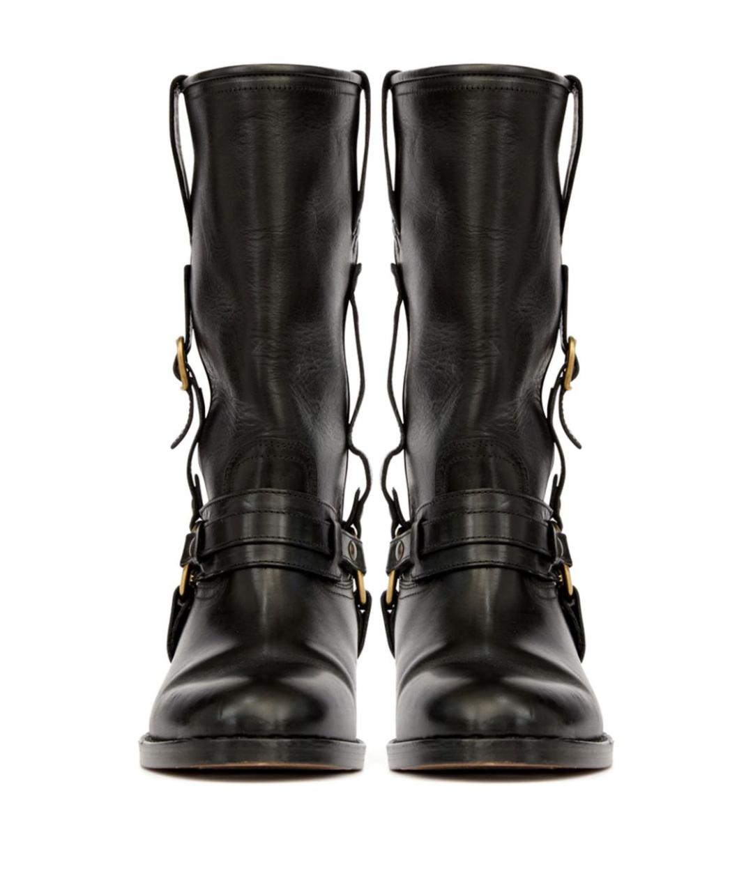 ISABEL MARANT Черные кожаные сапоги, фото 3