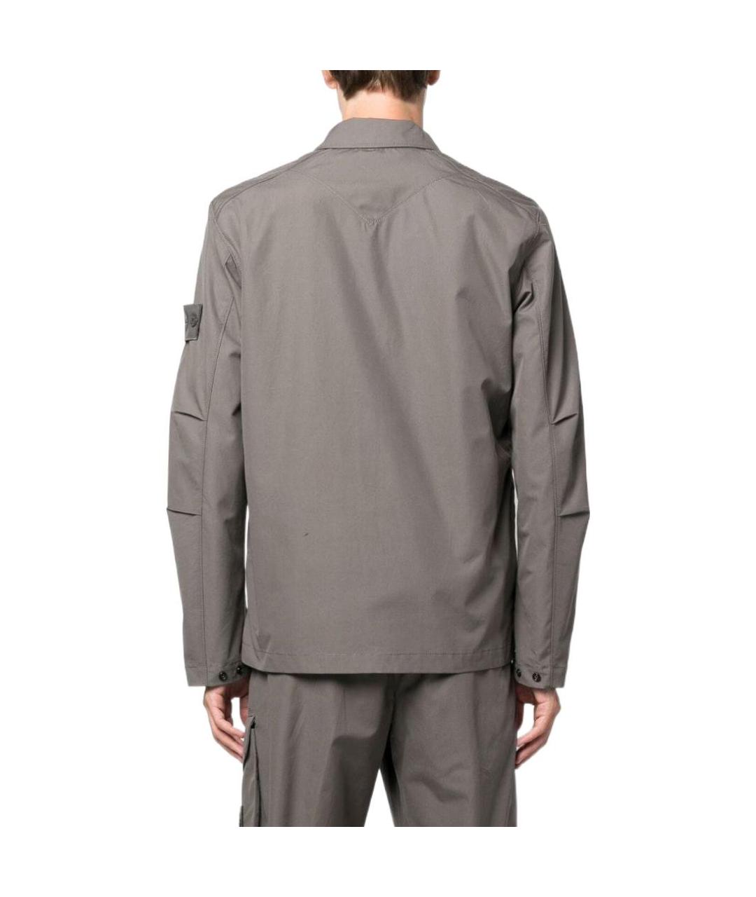 STONE ISLAND Серая куртка, фото 3