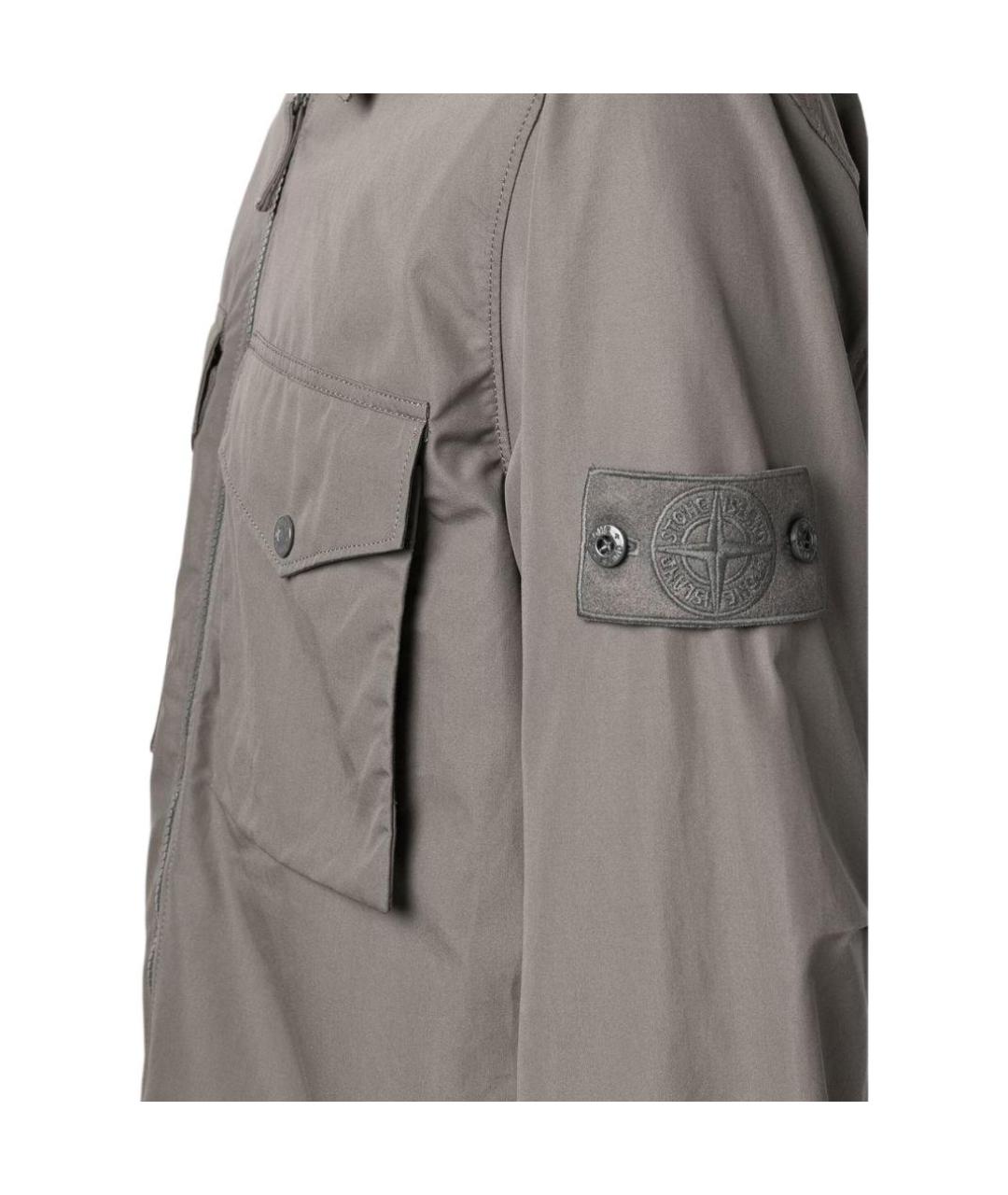 STONE ISLAND Серая куртка, фото 5