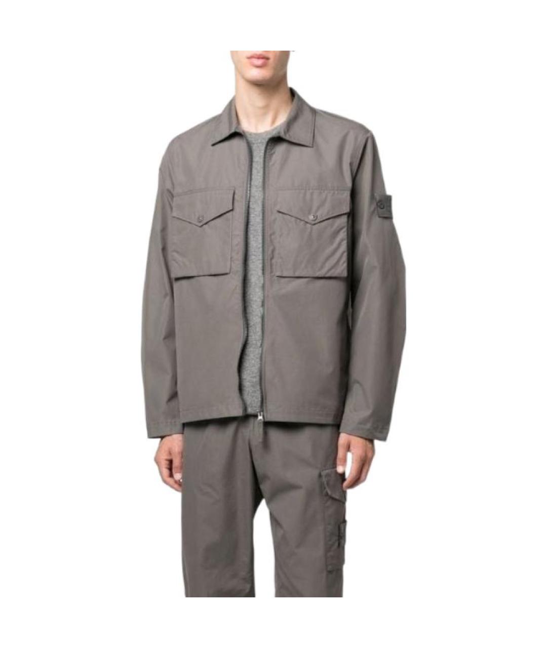 STONE ISLAND Серая куртка, фото 2