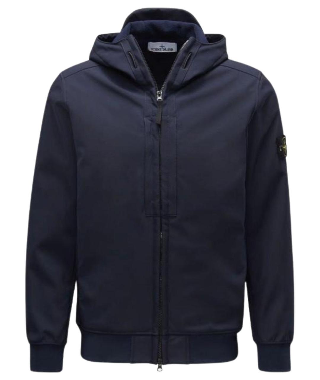 STONE ISLAND Темно-синяя куртка, фото 1