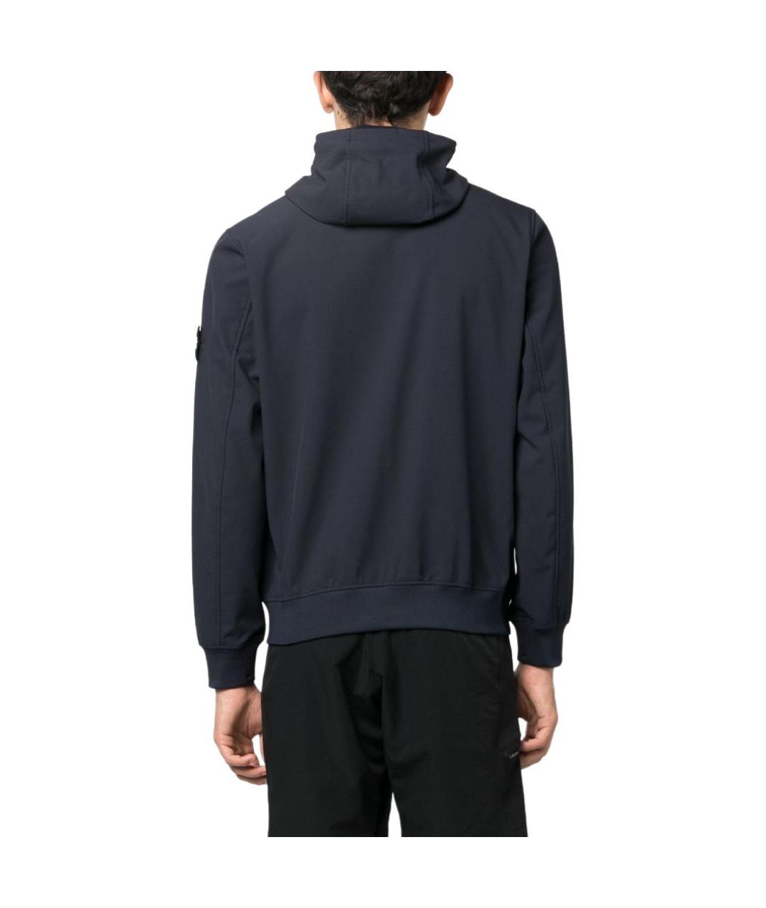 STONE ISLAND Темно-синяя куртка, фото 4