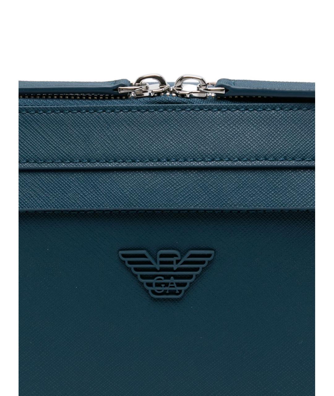 EMPORIO ARMANI Синяя сумка на плечо, фото 5
