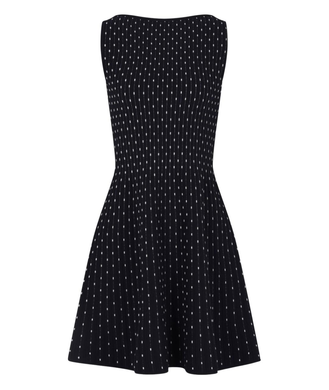 EMPORIO ARMANI Темно-синее полиамидовое платье, фото 2
