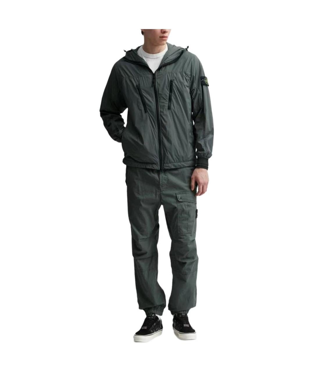 STONE ISLAND Зеленая куртка, фото 5