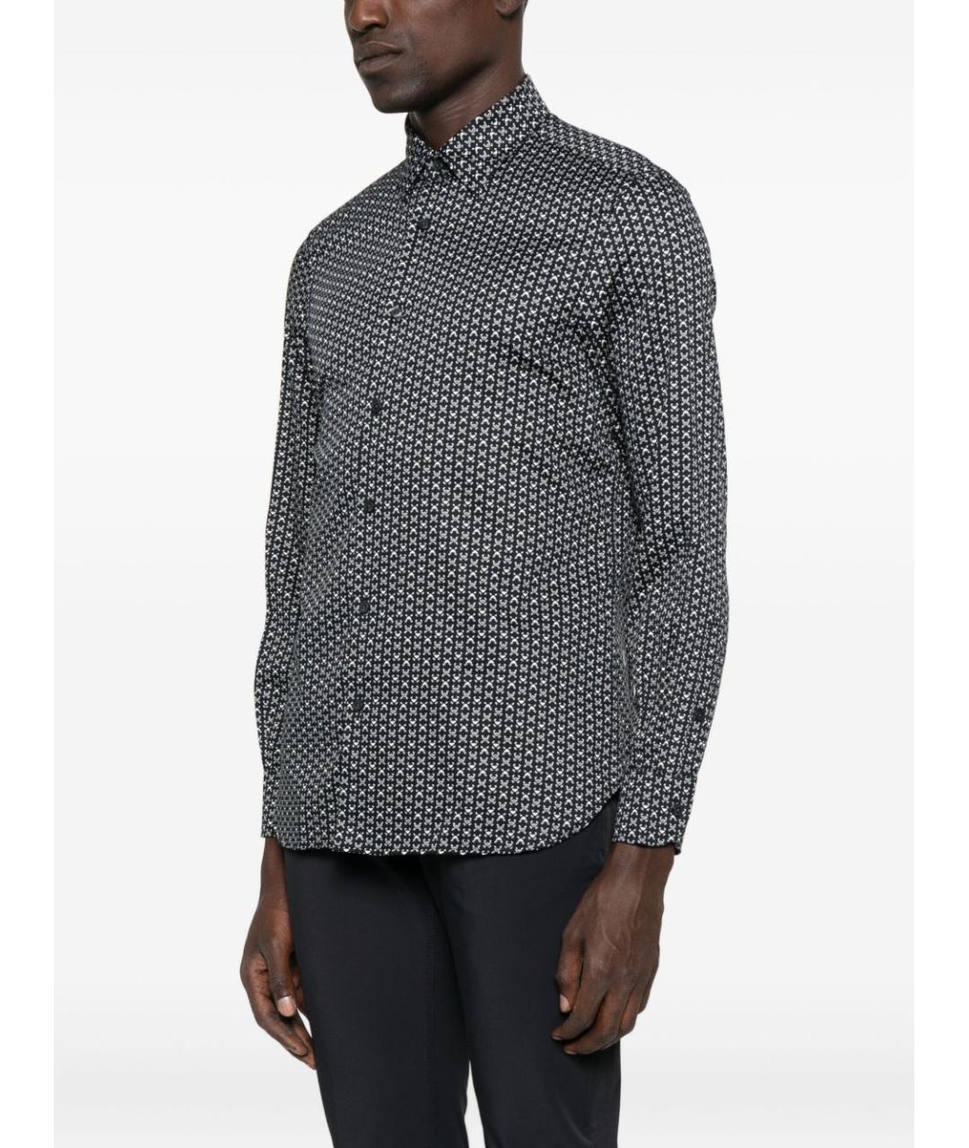 EMPORIO ARMANI Темно-синяя кэжуал рубашка, фото 3