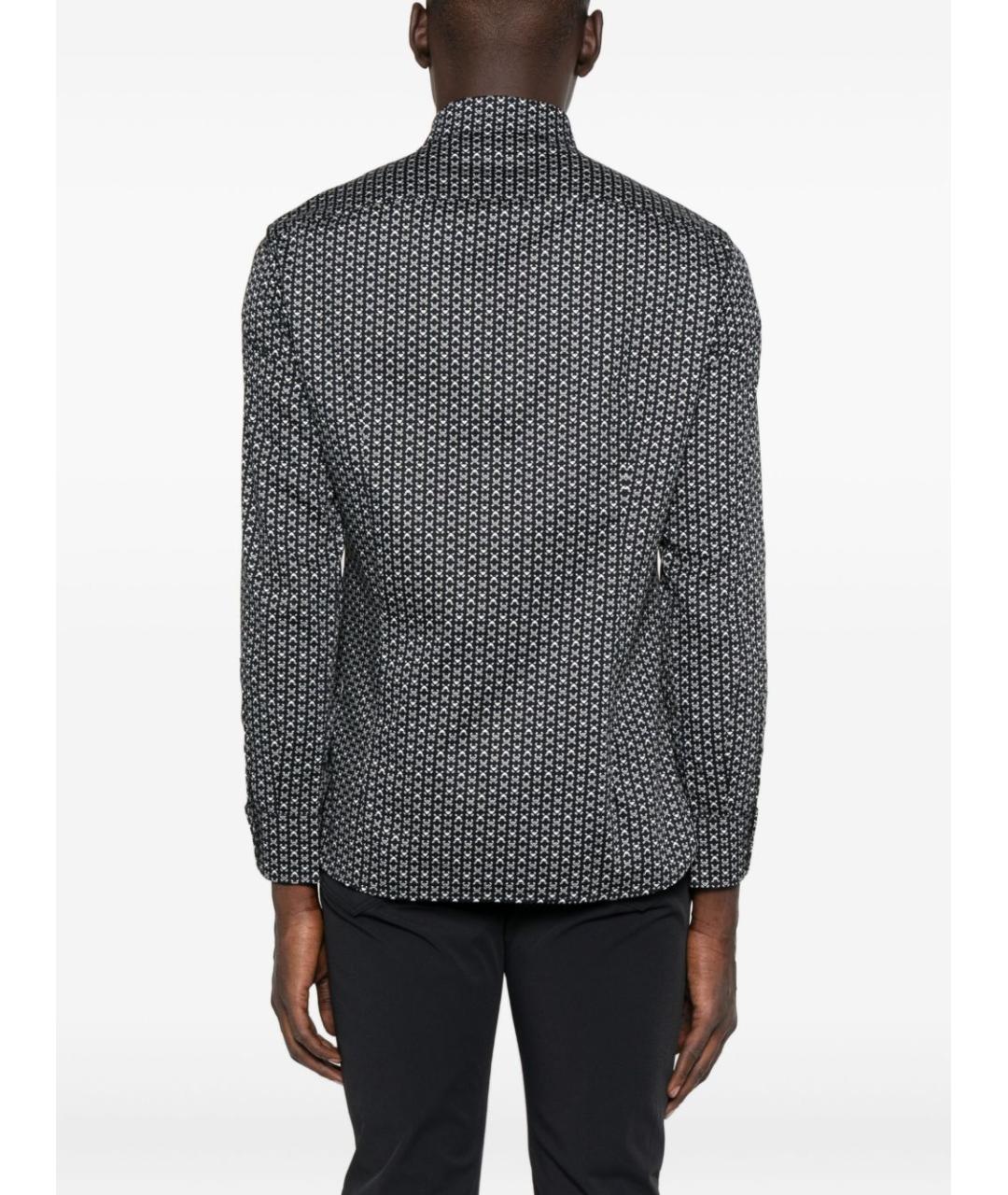 EMPORIO ARMANI Темно-синяя кэжуал рубашка, фото 2