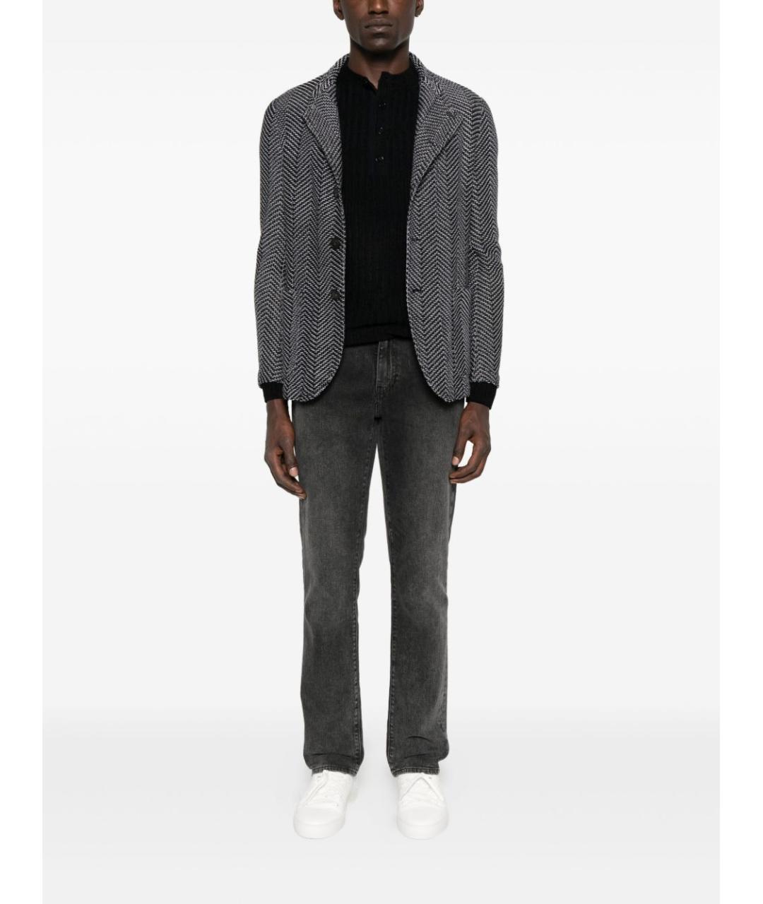 EMPORIO ARMANI Черный пиджак, фото 4