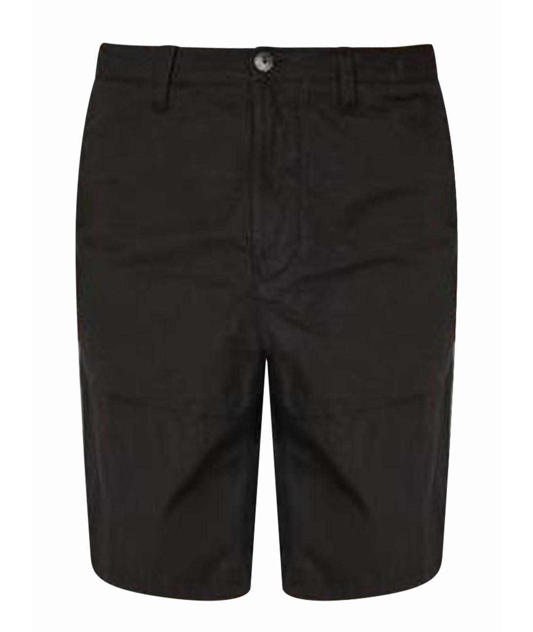 STONE ISLAND Черные шорты, фото 1
