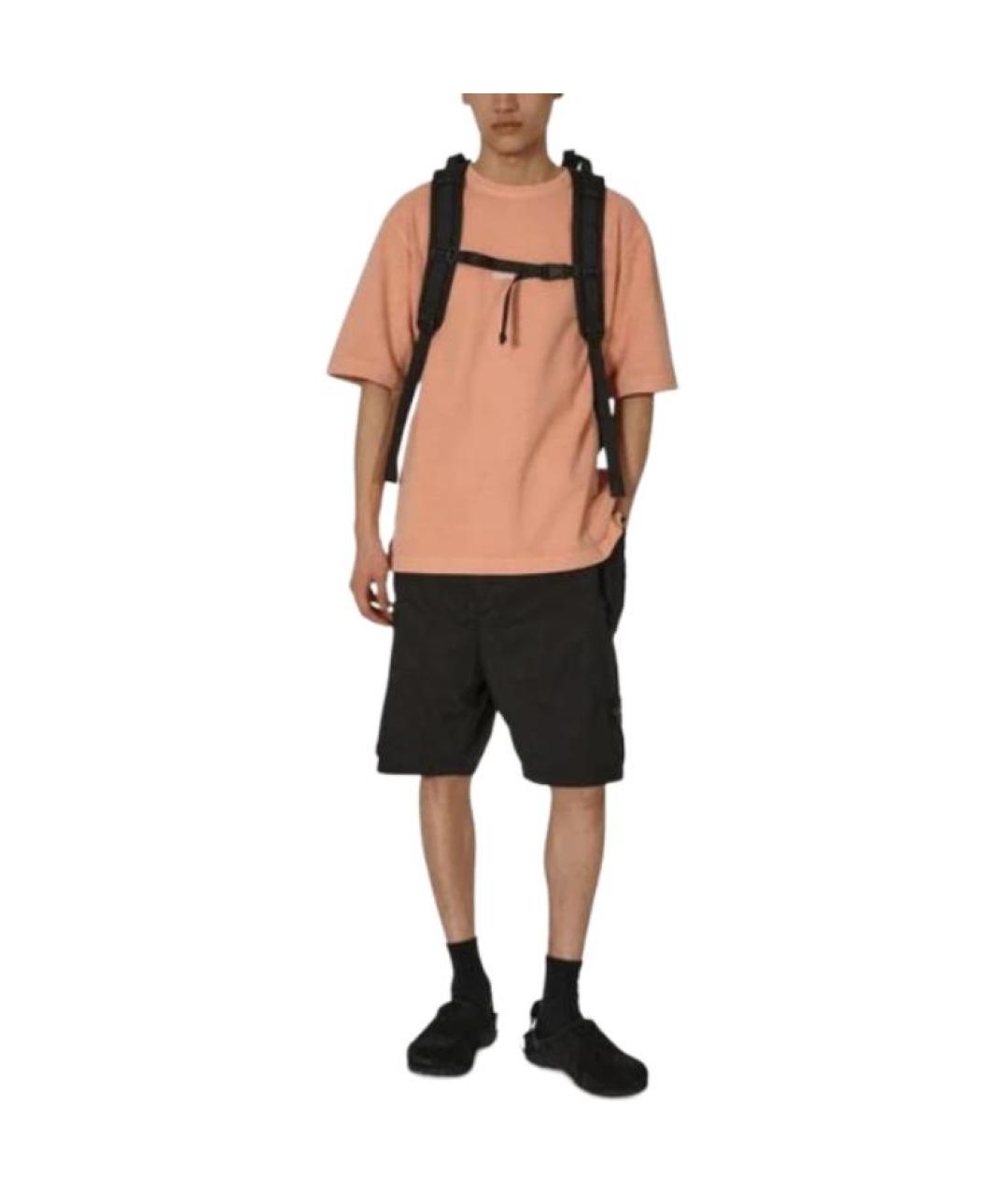 STONE ISLAND Черные шорты, фото 4