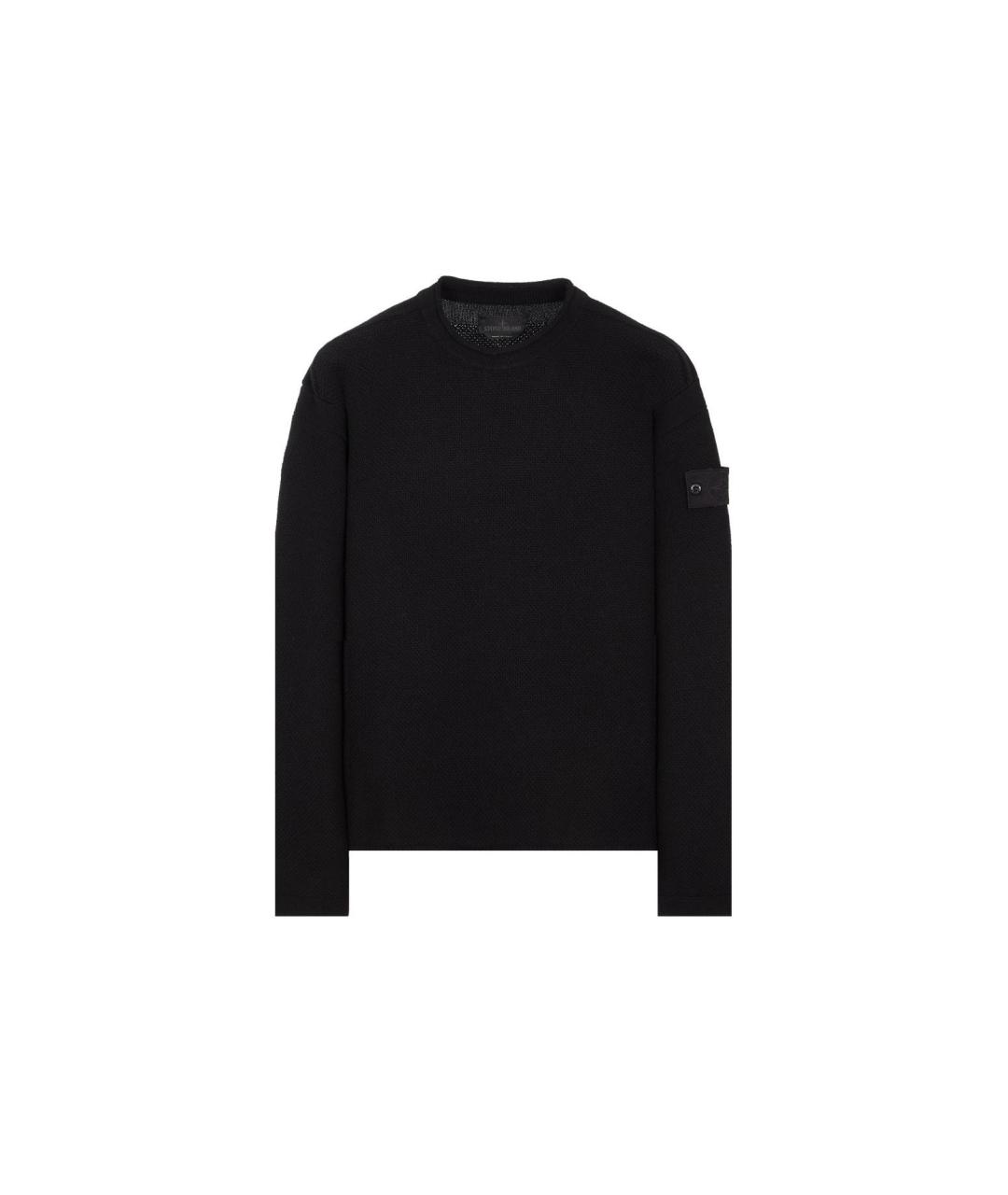 STONE ISLAND Черный джемпер / свитер, фото 1