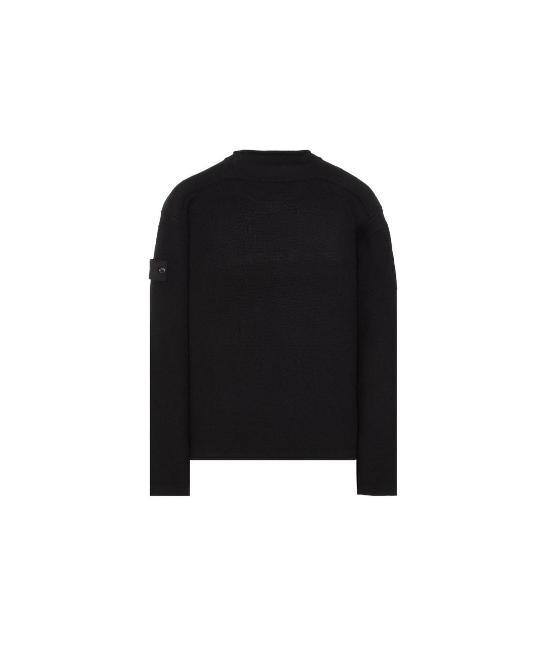 STONE ISLAND Черный джемпер / свитер, фото 2