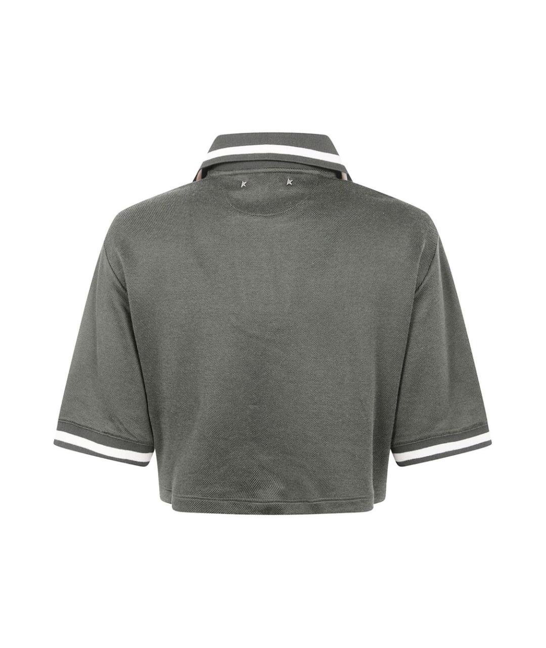 GOLDEN GOOSE DELUXE BRAND Зеленая футболка, фото 2