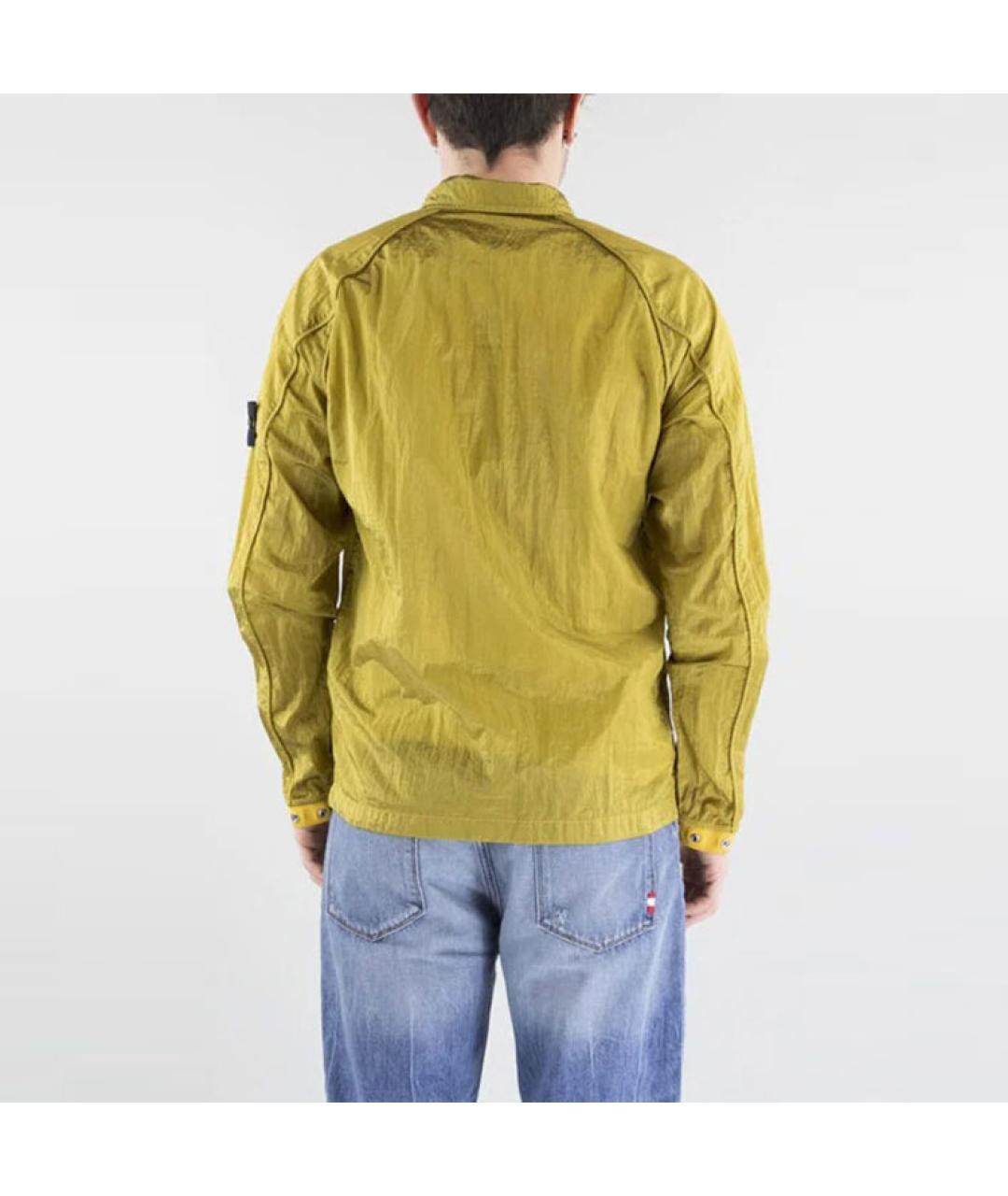 STONE ISLAND Желтая куртка, фото 4