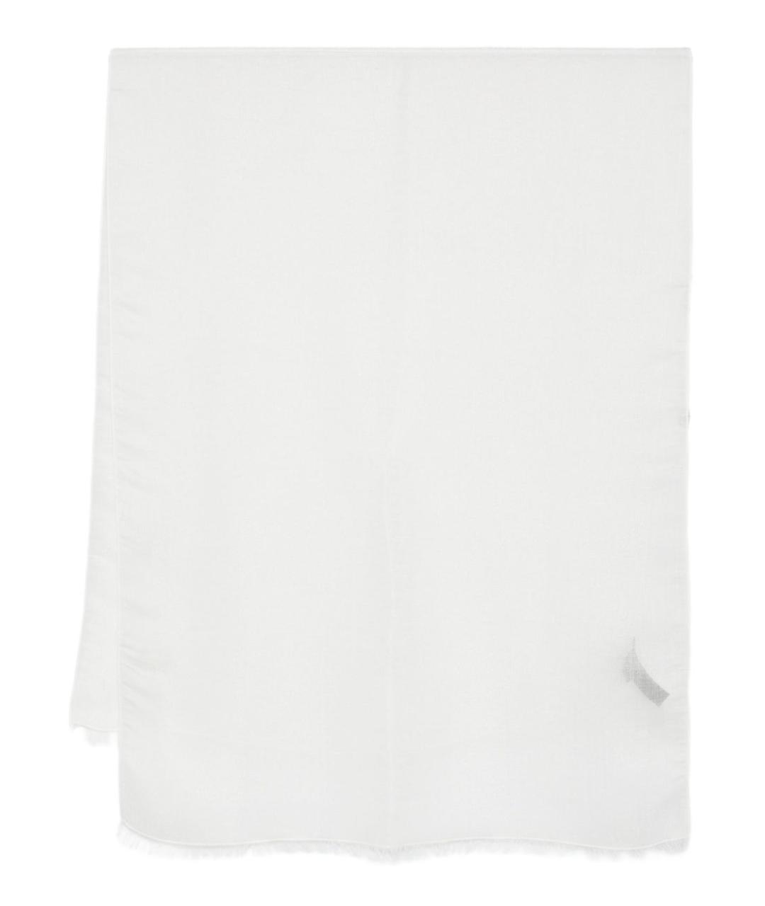 EMPORIO ARMANI Белый шарф, фото 1