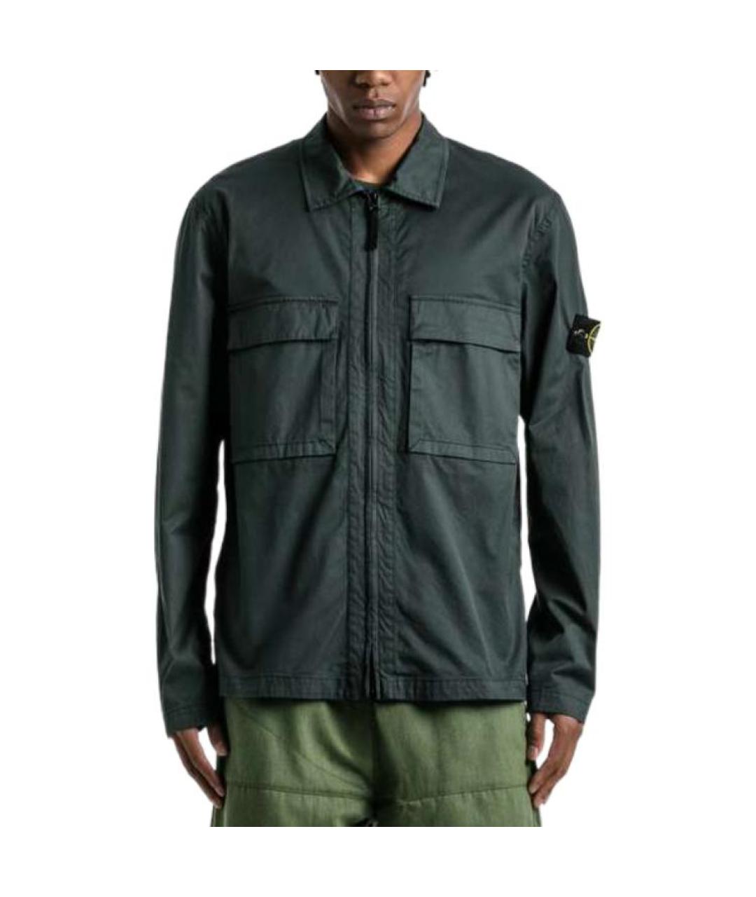 STONE ISLAND Антрацитовая куртка, фото 3