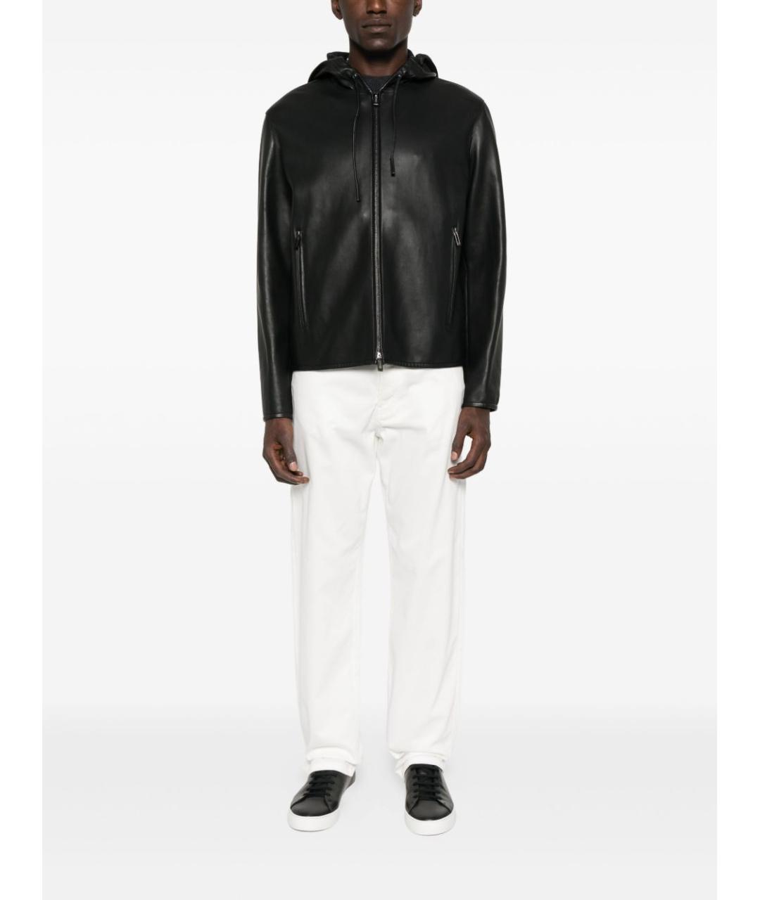 EMPORIO ARMANI Белые прямые джинсы, фото 2