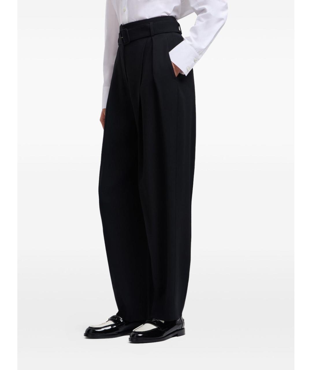 EMPORIO ARMANI Черные прямые брюки, фото 1