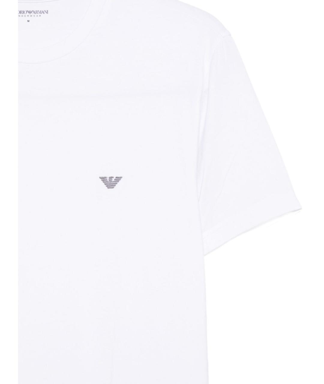 EMPORIO ARMANI Белая футболка, фото 2