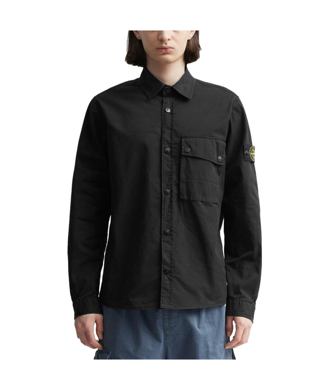 STONE ISLAND Черная куртка, фото 3