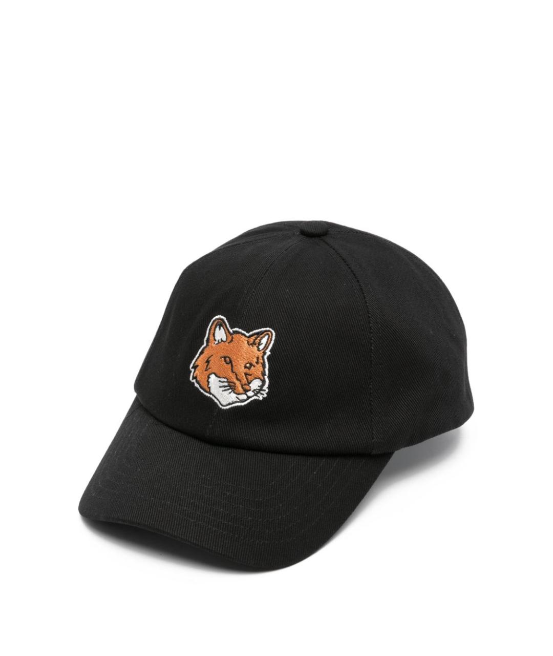 MAISON KITSUNE Черная кепка, фото 1