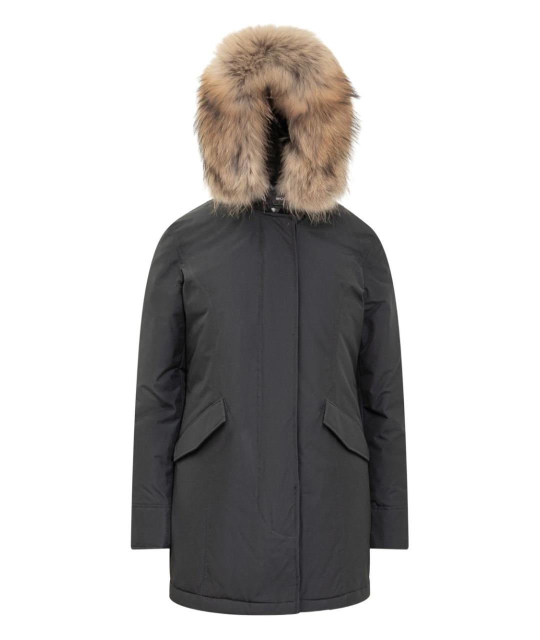 WOOLRICH Темно-синяя хлопковая парка, фото 1