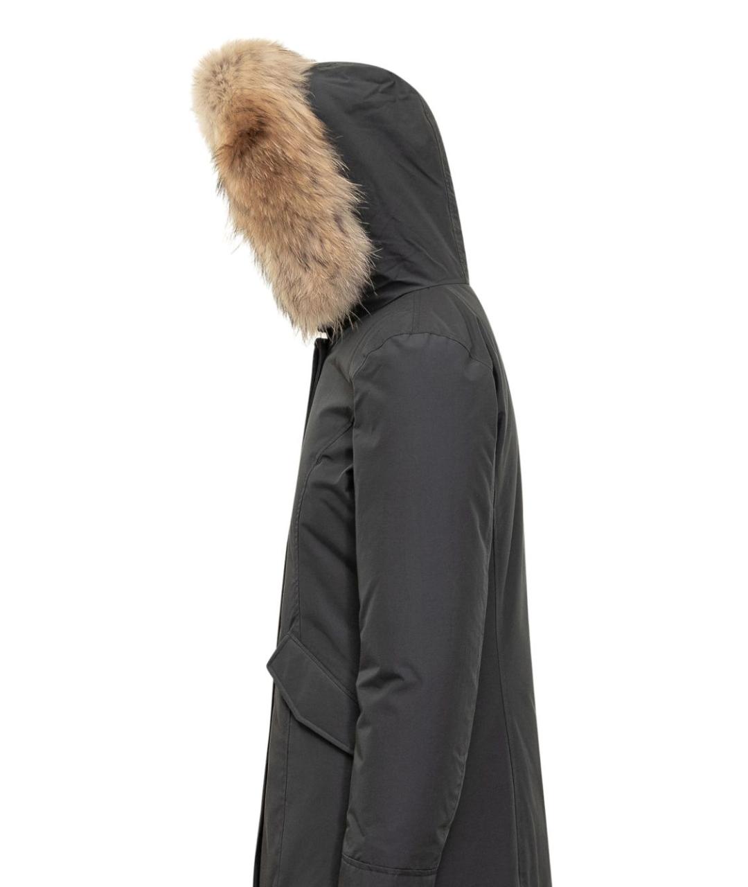 WOOLRICH Темно-синяя хлопковая парка, фото 3
