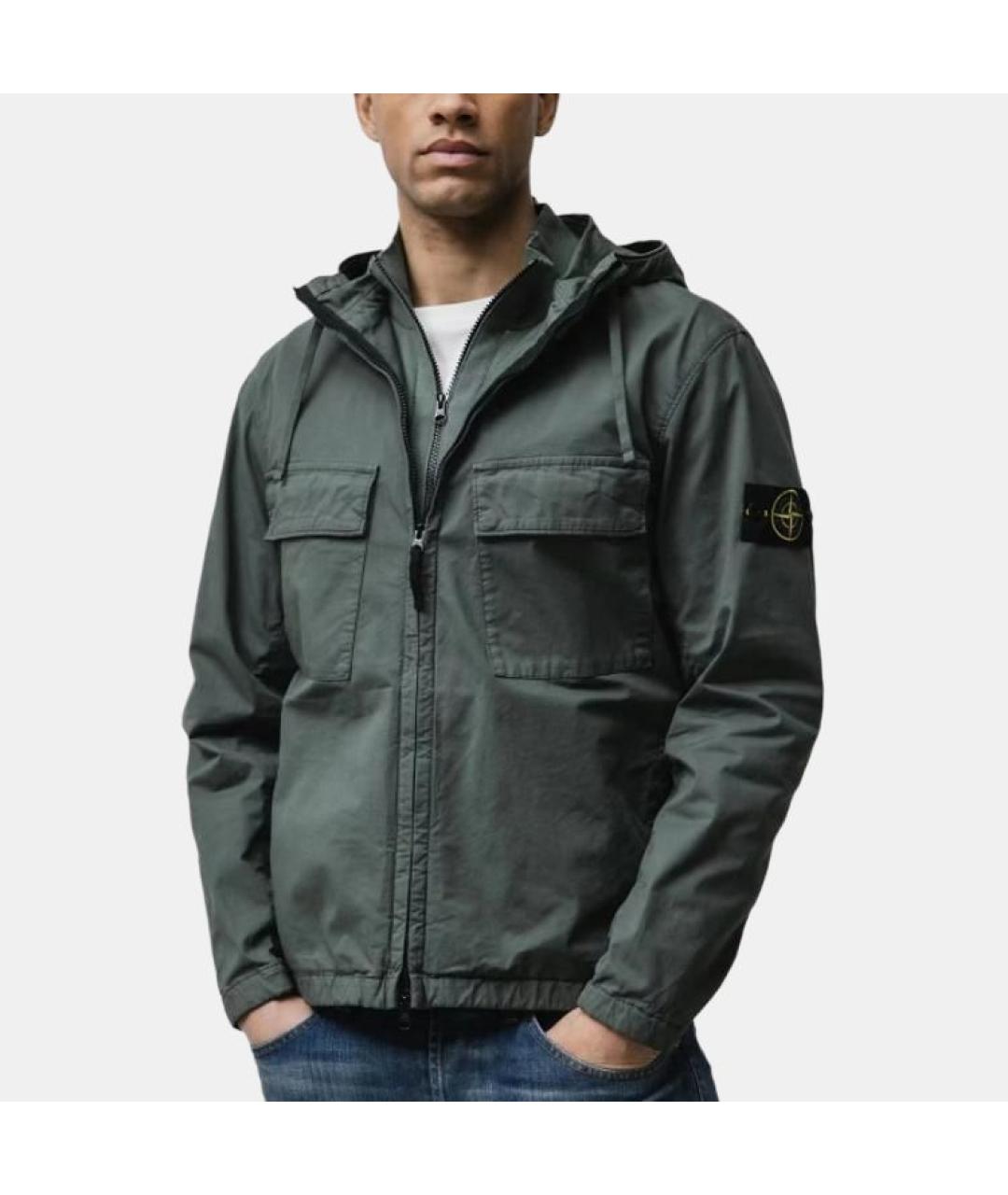 STONE ISLAND Зеленая куртка, фото 3