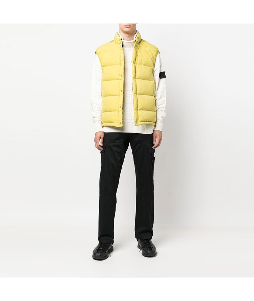 STONE ISLAND Желтый жилет, фото 2