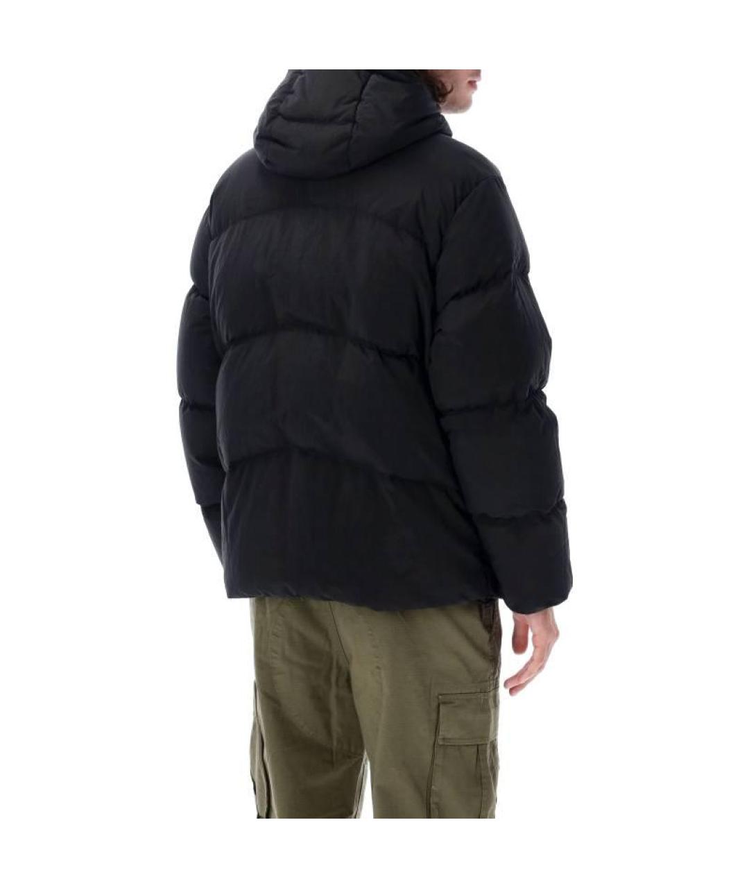 STONE ISLAND Черный пуховик, фото 5