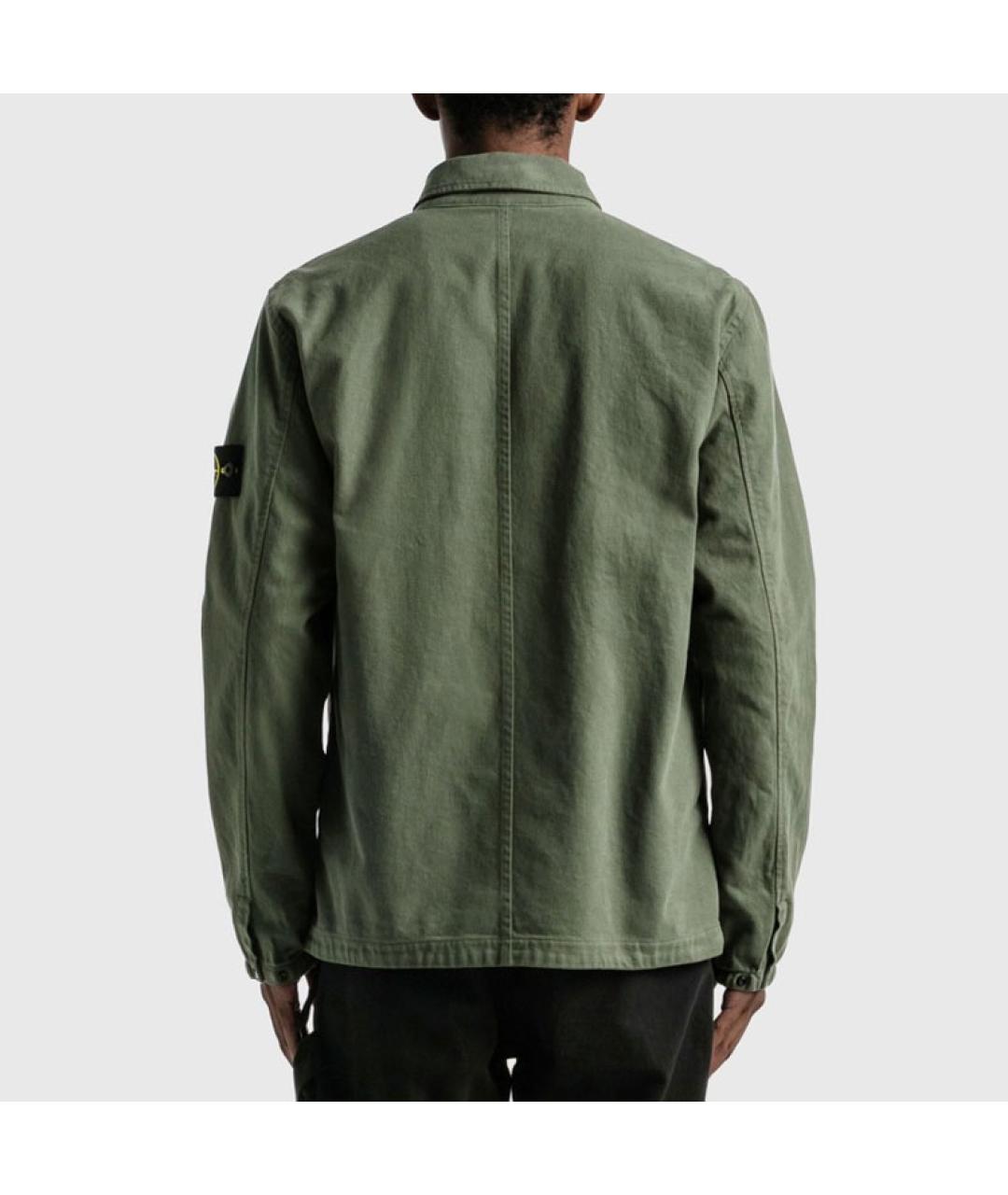 STONE ISLAND Зеленая куртка, фото 5