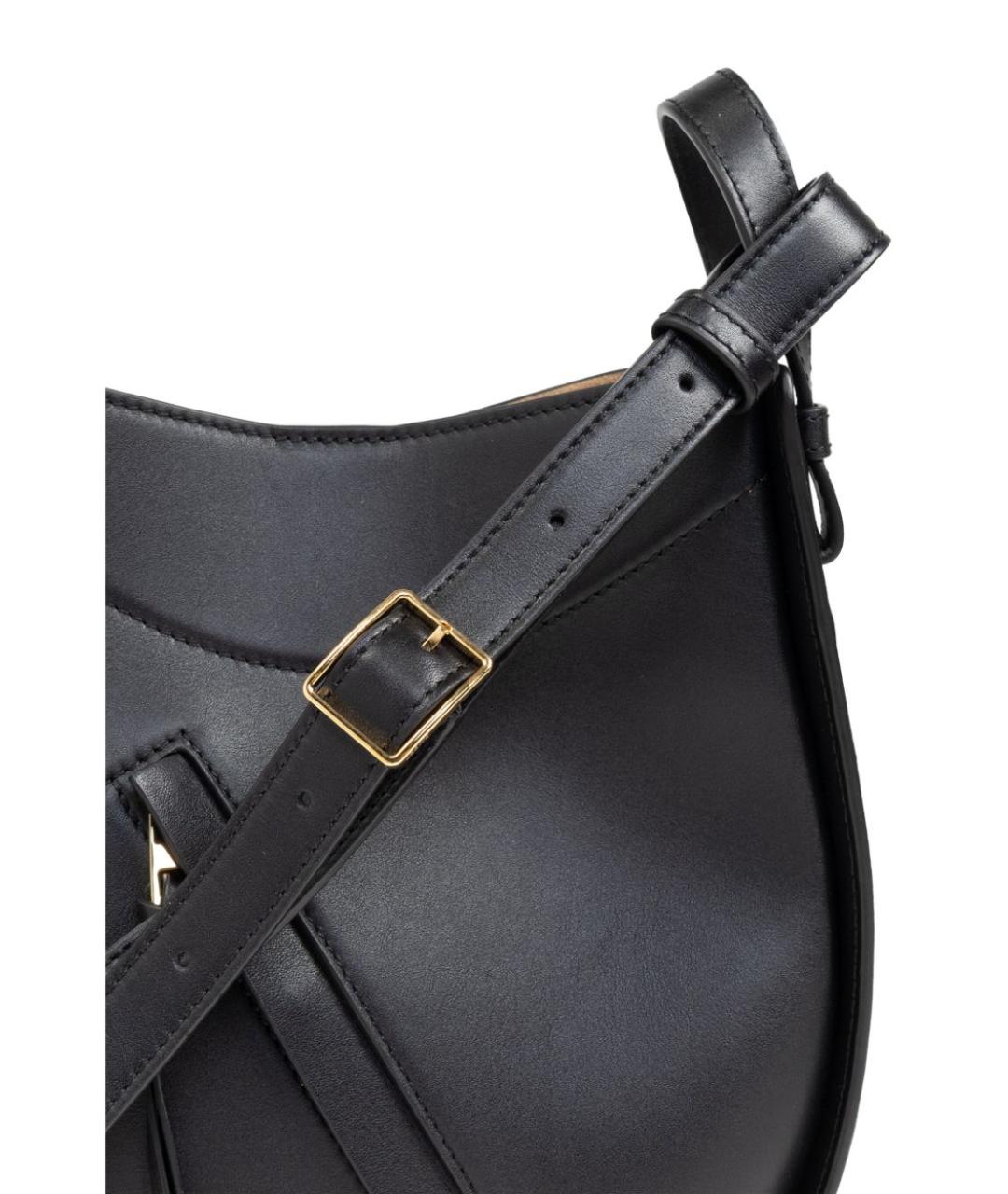 LOEWE Черная кожаная сумка тоут, фото 6