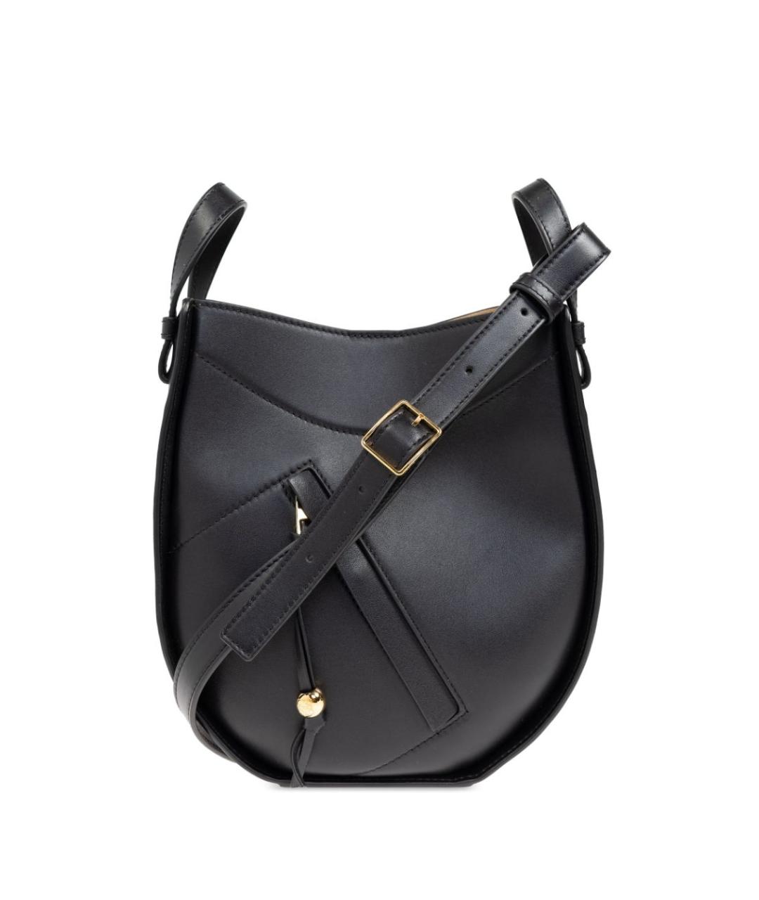 LOEWE Черная кожаная сумка тоут, фото 1